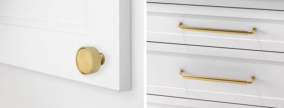 Baldwin Hollywood Hills cabinet knob and pull