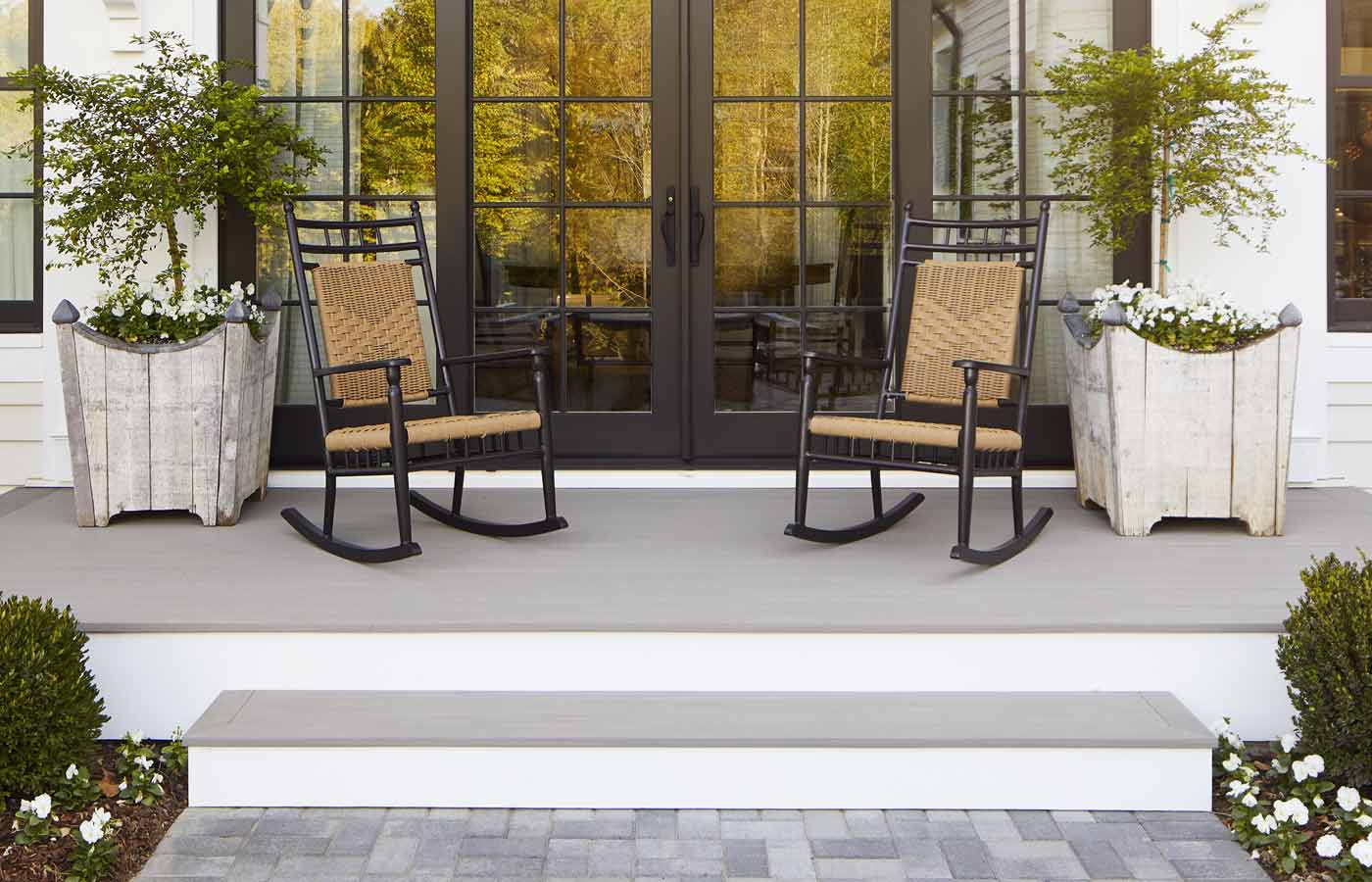 TimberTech PVC Porch Decking, Vintage Collection in Coastline