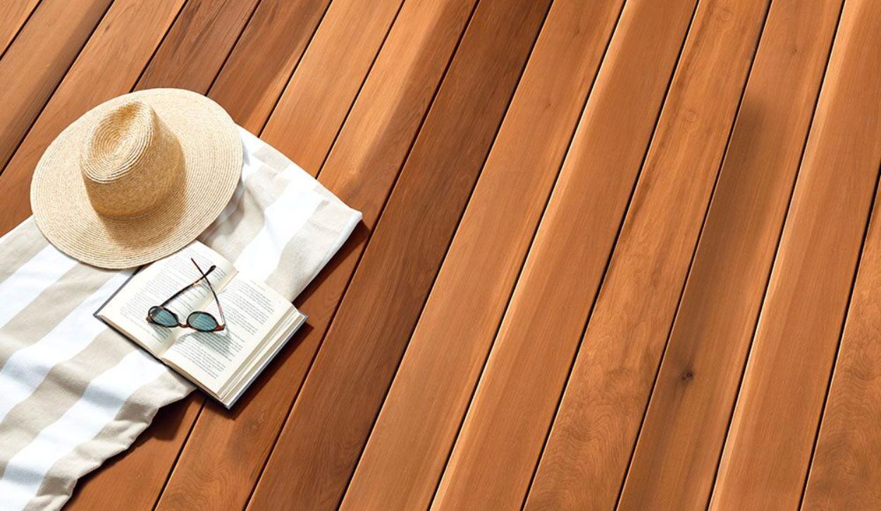 Achieve this look with Woodluxe Translucent Stain in Teak ES-30