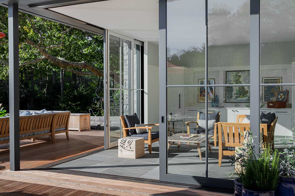 Marvin Ultimate Multi-Slide Door with recessed sill